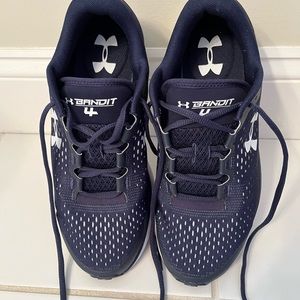 Men’s Under Armour Charged Bandit 4 Navy Blue Sneakers